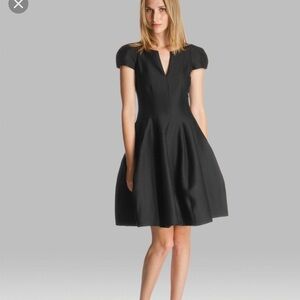 Halston Heritage Black Cocktail Dress